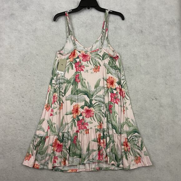 Tommy Bahama Womens Short Night Gown Small Floral Sleep Dress Sleepwear NEW - Picture 4 of 10